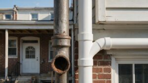Cast Iron vs. PVC Drain Pipes in Older Philadelphia Rowho...