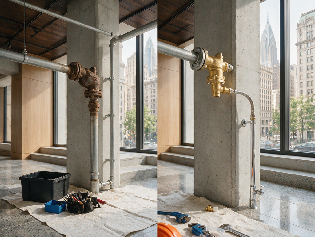 Planning replace PRV valve condo in Center City (Philadelphia)? Review practical choices, common risks, and the details to discuss with a qualified contractor.
